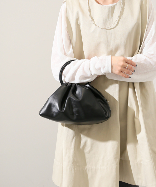 SLOBE IENA(スローブイエナ)の「【ADD CULUMN/アドカラム】 RIN-Mハンドバッグ(ハンドバッグ・レディース・ピンク/ブラック・FREE)」の5枚目の写真