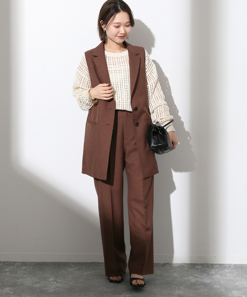 SLOBE IENA(スローブイエナ)の「【ADD CULUMN/アドカラム】 RIN-Mハンドバッグ(ハンドバッグ・レディース・ピンク/ブラック・FREE)」の8枚目の写真