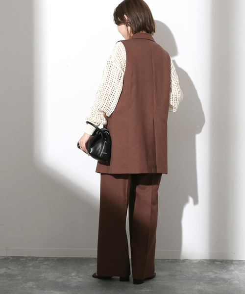 SLOBE IENA(スローブイエナ)の「【ADD CULUMN/アドカラム】 RIN-Mハンドバッグ(ハンドバッグ・レディース・ピンク/ブラック・FREE)」の9枚目の写真