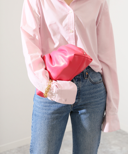 SLOBE IENA(スローブイエナ)の「【ADD CULUMN/アドカラム】 RIN-Mハンドバッグ(ハンドバッグ・レディース・ピンク/ブラック・FREE)」の15枚目の写真