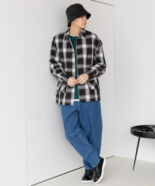 LAKOLE（ラコレ）の「デニムワイドパンツ[セットアップ対応] / 183408（デニムパンツ・メンズ・ブラック/ネイビー/ブルー・MEDIUM/LARGE/SMALL）」の20枚目の写真