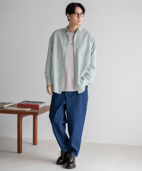 Fuuページ LAKOLE（ラコレ）の「デニムワイドパンツ[セットアップ対応