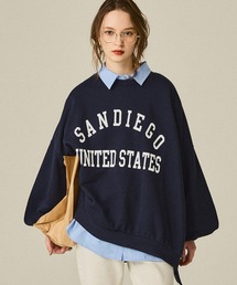 coca（coca） | スーパビッグシルエットプリントスウェット(スウェット)