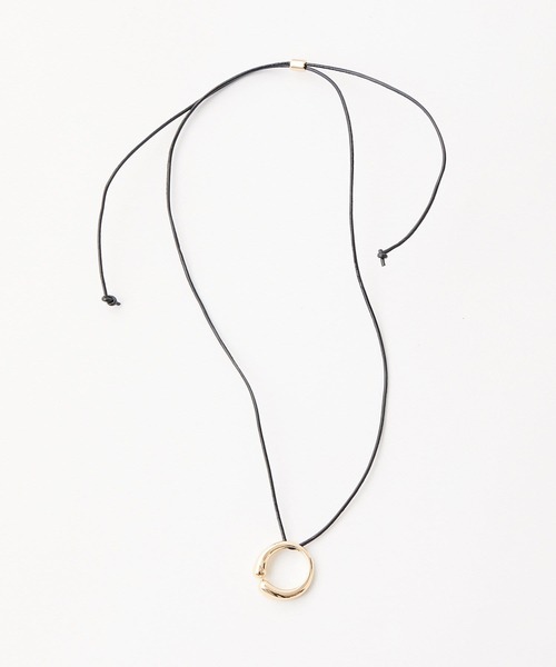 PAPILLONNER（パピヨネ）の「リングロープネックレス/PAPILLONNER/パピヨネ（ネックレス・レディース・シルバー/ゴールド・FREE）」の8枚目の写真