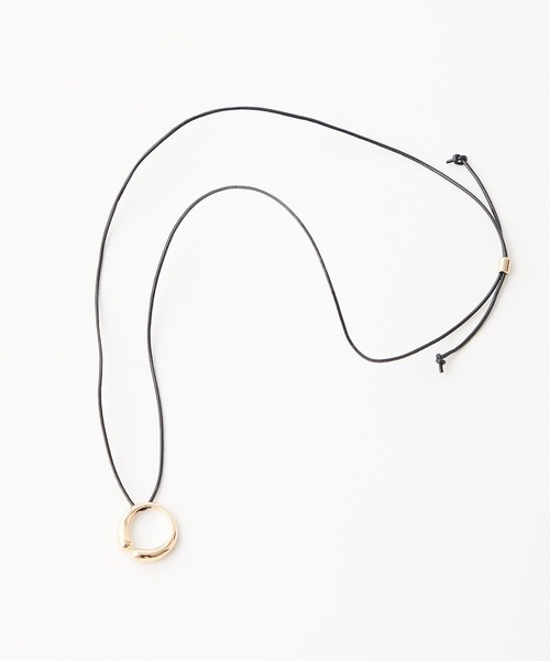 PAPILLONNER（パピヨネ）の「リングロープネックレス/PAPILLONNER/パピヨネ（ネックレス・レディース・シルバー/ゴールド・FREE）」の10枚目の写真