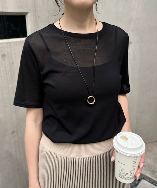 PAPILLONNER（パピヨネ）の「リングロープネックレス/PAPILLONNER/パピヨネ（ネックレス・レディース・シルバー/ゴールド・FREE）」の14枚目の写真