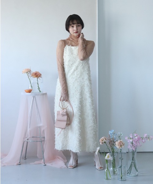 muguet(ミュゲ)の「シアーレースインナー(Tシャツ/カットソー・レディース・ベージュ/ブラウン/アイボリー・FREE)」の21枚目の写真