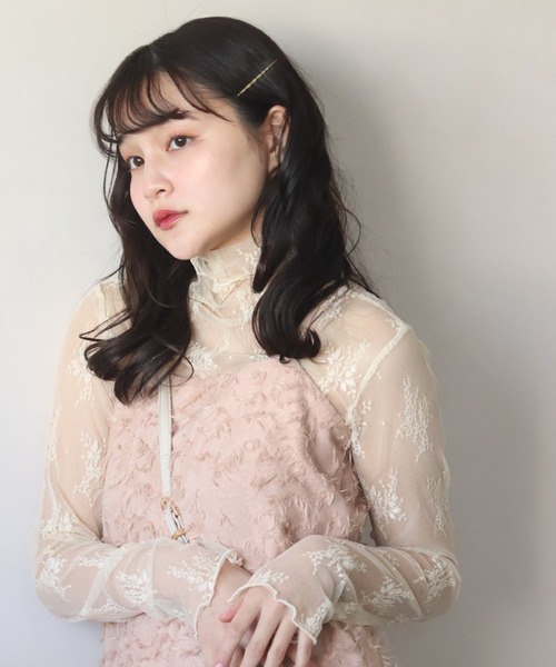 muguet(ミュゲ)の「シアーレースインナー(Tシャツ/カットソー・レディース・ベージュ/ブラウン/アイボリー・FREE)」の17枚目の写真