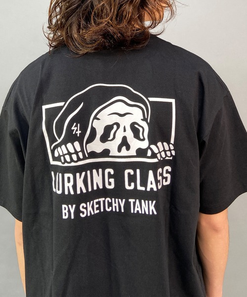 LURKING CLASS(ラーキングクラス)の「【ムラサキスポーツ別注】LURKING CLASS/ラーキングクラス オーバーサイズ バックプリントTシャツ/半袖Tシャツ ST23STM01(Tシャツ/カットソー・メンズ・ホワイト/ブラック/オレンジ・L/M/XL)」の13枚目の写真