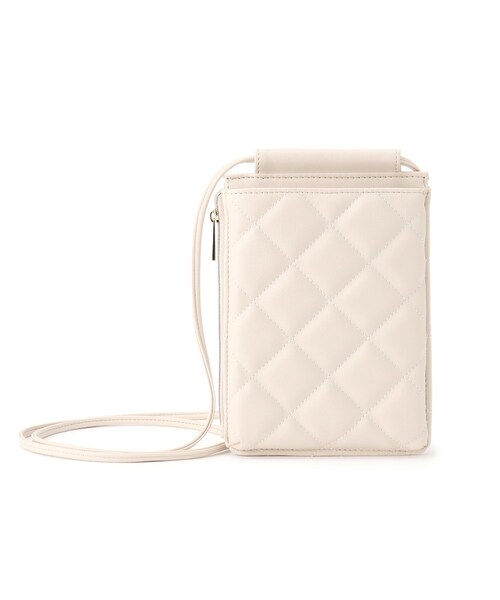 grove(グローブ)の「◆ダイヤキルトマルチショルダー(ショルダーバッグ・レディース・シルバー/ブラック/アイボリー/ライトグレー・00)」の11枚目の写真