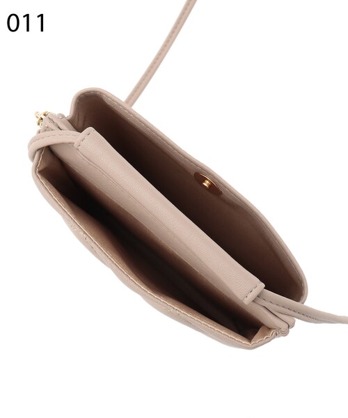 grove(グローブ)の「◆ダイヤキルトマルチショルダー(ショルダーバッグ・レディース・シルバー/ブラック/アイボリー/ライトグレー・00)」の8枚目の写真