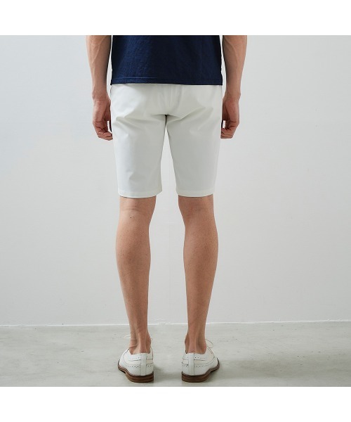 g-stage(ジーステージ)の「g-stgae ストレッチ4WAYストレッチプリーツゴルフショートパンツ(その他パンツ・メンズ・ホワイト/ブラウン・50/48/46)」の7枚目の写真