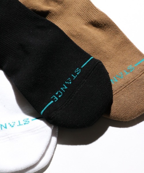 STANCE(スタンス)の「STANCE SOCKS/スタンスソックス BASIC 3PACK CREW(ソックス/靴下・メンズ・ホワイト/ブラック/マルチ/ネイビー/ゴールド/オリーブ・FREE)」の20枚目の写真