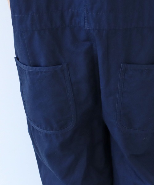 PAR ICI（パーリッシィ）の「コットンリネンカルゼ オールインワン（つなぎ/オールインワン・レディース・ネイビー/ブラウン・FREE）」の20枚目の写真