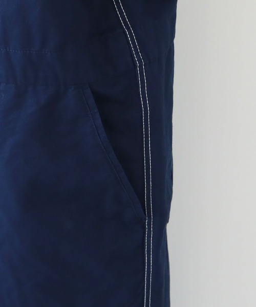 PAR ICI（パーリッシィ）の「コットンリネンカルゼ オールインワン（つなぎ/オールインワン・レディース・ネイビー/ブラウン・FREE）」の22枚目の写真