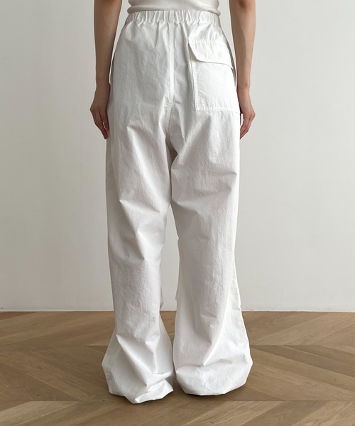 RED CHOP WORKS（レッドチョップワークス）の「RED CHOP WORKS(レッドチョップワークス) コットンナイロンカーゴパンツ（カーゴパンツ・レディース・ホワイト・ONE SIZE）」の7枚目の写真