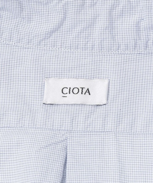 CIOTA(シオタ)の「CIOTA タイプライターBDシャツ(シャツ/ブラウス・メンズ・チェック・4/6/5)」の4枚目の写真