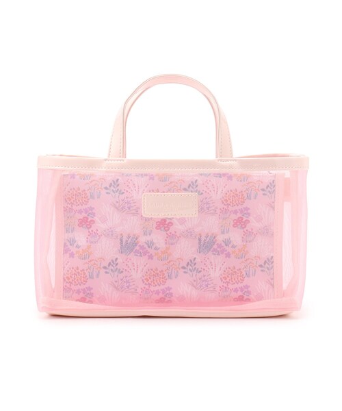 LAURA ASHLEY(ローラアシュレイ)の「フラワー マーケット柄 バッグインバッグ(ハンドバッグ・レディース・アイボリー系/ネイビー系6/ピンク系5・00)」の3枚目の写真