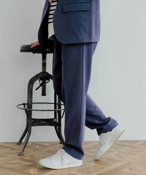 ITEMS URBANRESEARCH(アイテムズ アーバンリサーチ)の「『セットアップ対応』レギュラーフィット TRストレッチスラックス(スラックス・メンズ・ベージュ/ネイビー/ブラック・LARGE/MEDIUM)」の5枚目の写真