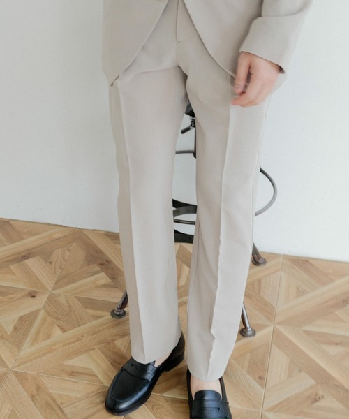 ITEMS URBANRESEARCH(アイテムズ アーバンリサーチ)の「『セットアップ対応』レギュラーフィット TRストレッチスラックス(スラックス・メンズ・ベージュ/ネイビー/ブラック・LARGE/MEDIUM)」の15枚目の写真