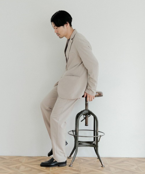 ITEMS URBANRESEARCH(アイテムズ アーバンリサーチ)の「『セットアップ対応』レギュラーフィット TRストレッチスラックス(スラックス・メンズ・ベージュ/ネイビー/ブラック・LARGE/MEDIUM)」の17枚目の写真