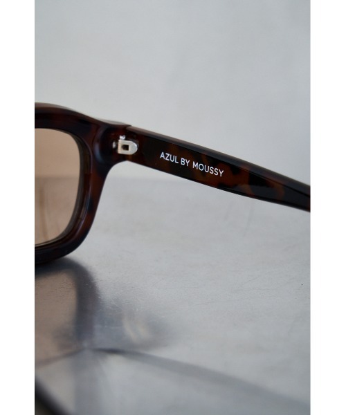 AZUL by moussy(アズールバイマウジー)の「BIG FRAME EYEWEAR/ビッグフレームアイウェア(サングラス・メンズ・ブラック/ブラウン・FREE)」の13枚目の写真