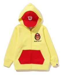 A BATHING APE（アベイシングエイプ）の「BABY MILO CAP ZIP HOODIE K