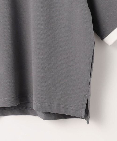 179/WG（イチナナキュウダブルジー）の「バイカラーポロシャツ（ポロシャツ・レディース・グリーン/オフホワイト/ブルー・FREE）」の11枚目の写真