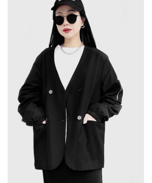 アウター コート テーラード ＭＡ−1 ジャケット MA-1 design over jacket / MA-1デザインオーバージャケット(Ai