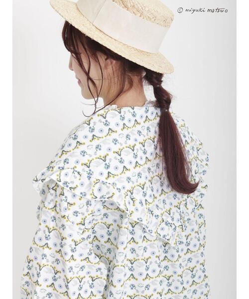 Samansa Mos2(サマンサ モスモス)の「【miyuki matsuo × SamansaMos2】三角スカーフ(ストール/ショール・レディース・ベージュ/キナリ・フリ-)」の18枚目の写真