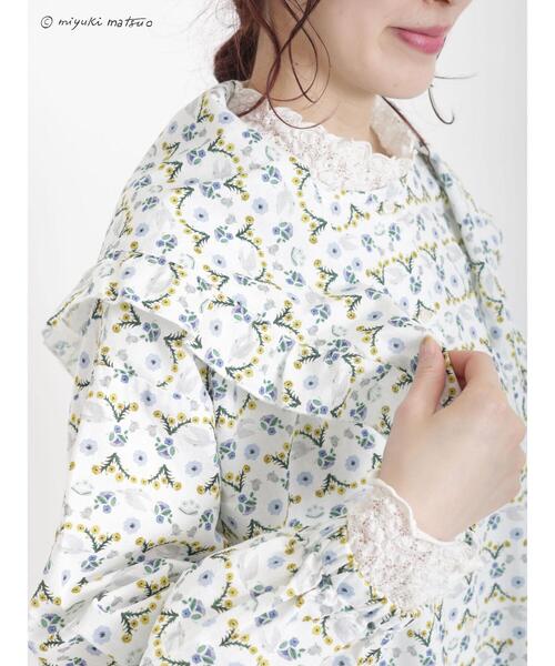 Samansa Mos2(サマンサ モスモス)の「【miyuki matsuo × SamansaMos2】三角スカーフ(ストール/ショール・レディース・ベージュ/キナリ・フリ-)」の19枚目の写真