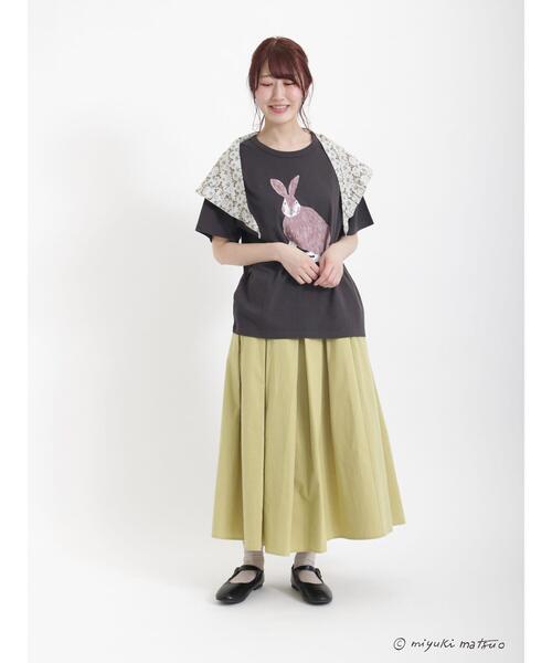 Samansa Mos2(サマンサ モスモス)の「【miyuki matsuo × SamansaMos2】三角スカーフ(ストール/ショール・レディース・ベージュ/キナリ・フリ-)」の13枚目の写真