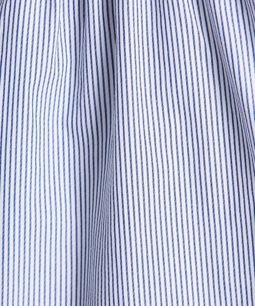 Soiunique（スワユニーク）の「カルゼ風やわらかストライプシャツ ［Soiunique］（シャツ/ブラウス・レディース・ホワイト×ブルー/ホワイト×ブラック/ホワイト×ネイビー・M/L/LL）」の22枚目の写真