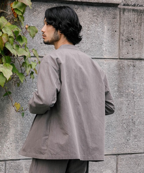 URBAN RESEARCH(アーバンリサーチ)の「『セットアップ対応』LINENノーカラージャケット(その他アウター)」 - WEAR