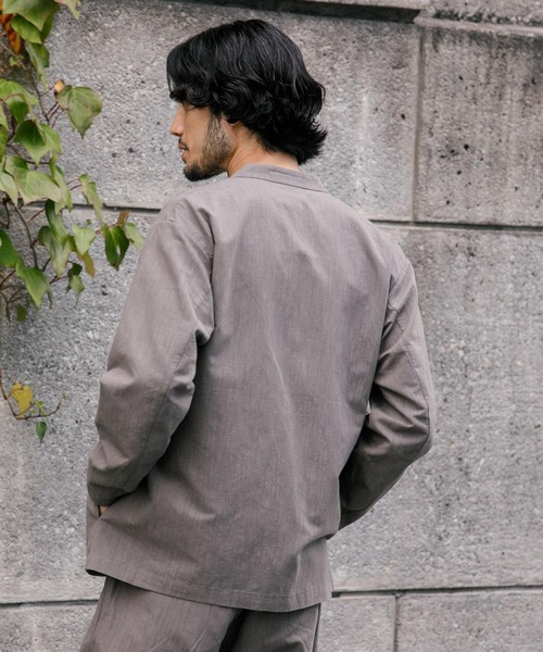 URBAN RESEARCH(アーバンリサーチ)の「『セットアップ対応』LINENノーカラージャケット(その他アウター)」 - WEAR