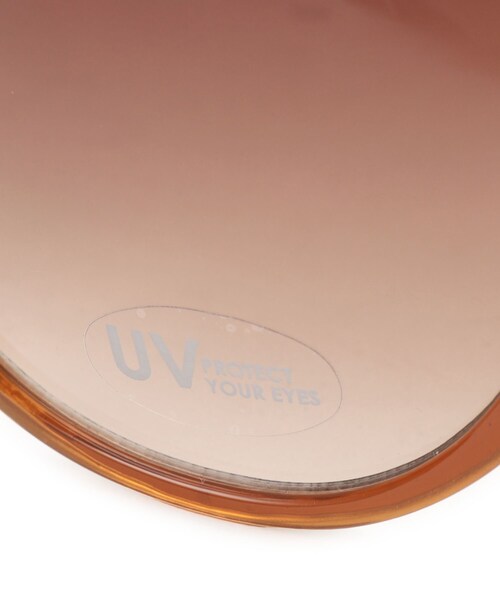 SHOO・LA・RUE（シューラルー）の「◆インサートフレームサングラス（サングラス・レディース・ダークブラウン/ベージュ/サンドベージュ・00）」の9枚目の写真