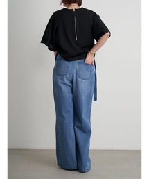 MIESROHE クロップドデニムＰＴ【ウォッシャブル】 クロップドデニムPT(デニムパンツ)｜パンツ｜MIESROHE