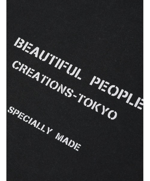 beautiful people（ビューティフルピープル）の「beautiful people army tent cloth tote bag L 7315611944（トートバッグ・レディース・ブラック/ホワイト/オリーブ・FREE）」の6枚目の写真