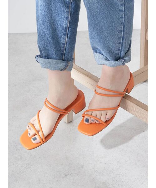 ORiental TRaffic（オリエンタルトラフィック）の「ORientalTRaffic　チューブサンダル（サンダル・レディース・オレンジ/グリーン系その他3/ホワイト/ブラック/ブルー・L/M/S）」の14枚目の写真