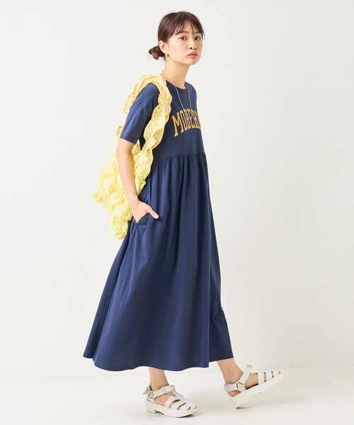 FREAK'S STORE（フリークスストア）の「ウエスト切替ロゴ半袖