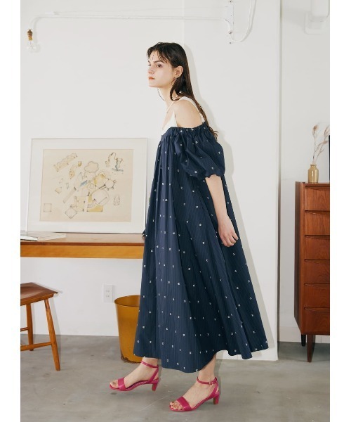 ●最終価格● 新品未使用品 COEL コエル ロゴ刺繍オフショルワンピース COEL（コエル）の「ロゴ刺繍オフショルワンピース（ワンピース