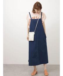 Lugnoncure | デニムサロペットスカート(ワンピース)