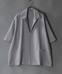 Linen Like Drape Open Collar Shirt/リネンライク ドレープ オープンカラー シャツ