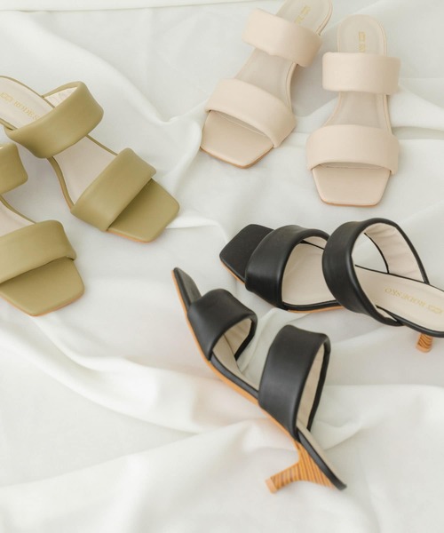 RODE SKO（ロデスコ）の「5センチスクエアクッションサンダル（サンダル・レディース・ブラック/グリーン/アイボリー・37/38）」の15枚目の写真