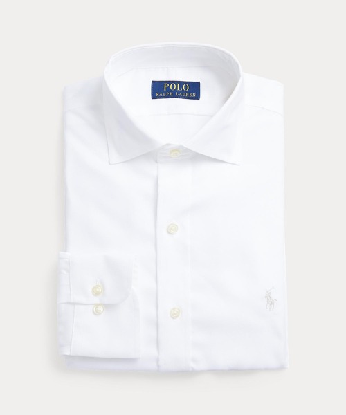 POLO RALPH LAUREN（ポロ ラルフ ローレン）の「リージェント クラシック フィット ドビー シャツ（ビジネスシャツ・メンズ・ホワイト・14H23/15/23/16/23/16/45/17/23/17/45/18/45/15H23/16H23/17H45）」の5枚目の写真