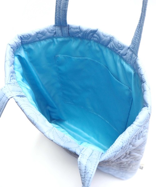 CONTROL FREAK（コントロールフリーク）の「CONTROL FREAK(コントロールフリーク)PUペイズリーキルトトート（トートバッグ・レディース・アイボリー/ブルー/ブラック/ピンク/シルバー・FREE）」の12枚目の写真