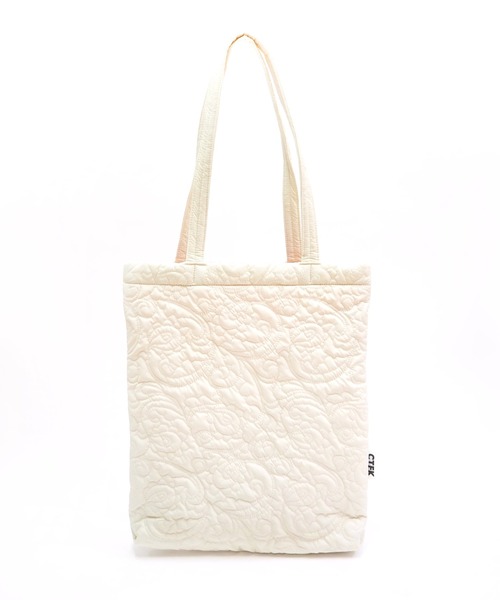 CONTROL FREAK（コントロールフリーク）の「CONTROL FREAK(コントロールフリーク)PUペイズリーキルトトート（トートバッグ・レディース・アイボリー/ブルー/ブラック/ピンク/シルバー・FREE）」の22枚目の写真