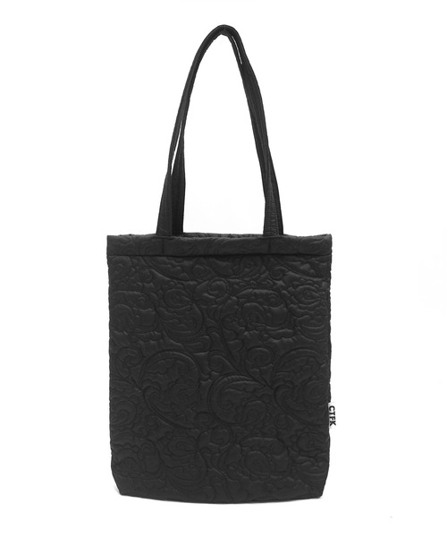 CONTROL FREAK（コントロールフリーク）の「CONTROL FREAK(コントロールフリーク)PUペイズリーキルトトート（トートバッグ・レディース・アイボリー/ブルー/ブラック/ピンク/シルバー・FREE）」の7枚目の写真