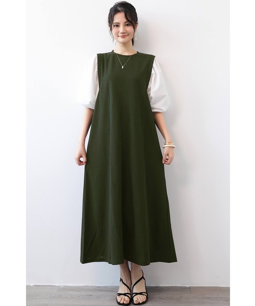 セール】ワンピース レディース ロングワンピース ロング丈 袖