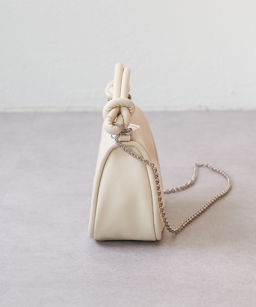 Kastane（カスタネ）の「【新色追加】ワンハンドルミニチェーンBAG（ショルダーバッグ・レディース・ベージュ/ミント/シルバー/ブラック・FREE）」の9枚目の写真